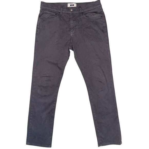 Joseph Abboud Sateen Twill Classic Fit Chino Pants Size 32x30 Charcoal Gray - Picture 1 of 8